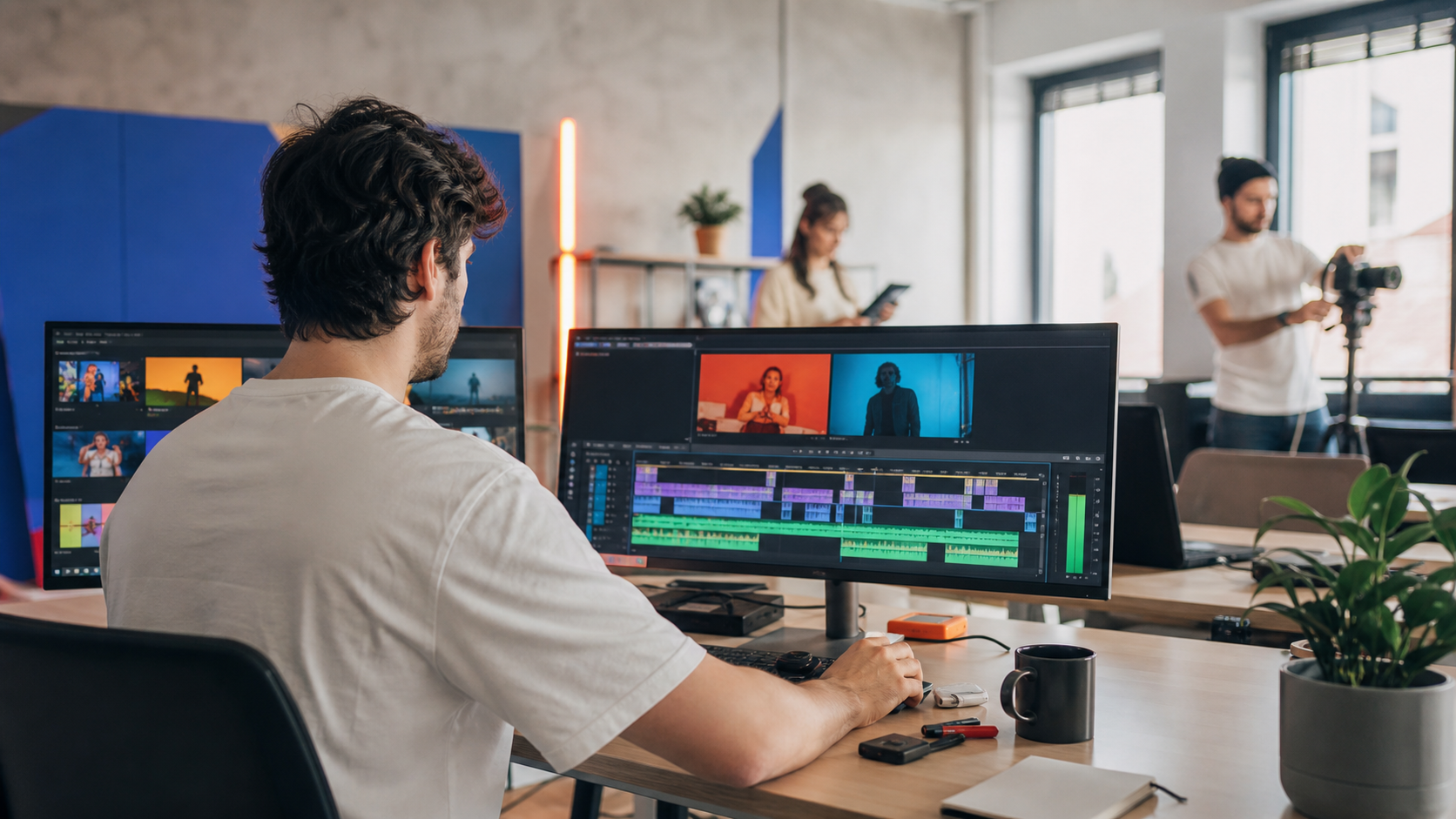 Editing di video social